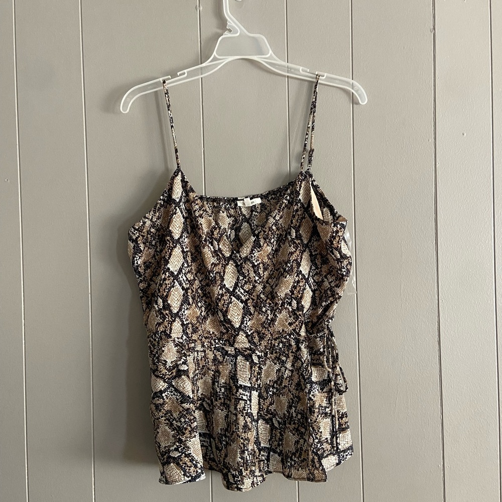 Maurice’s Snakeskin Wrap Cami